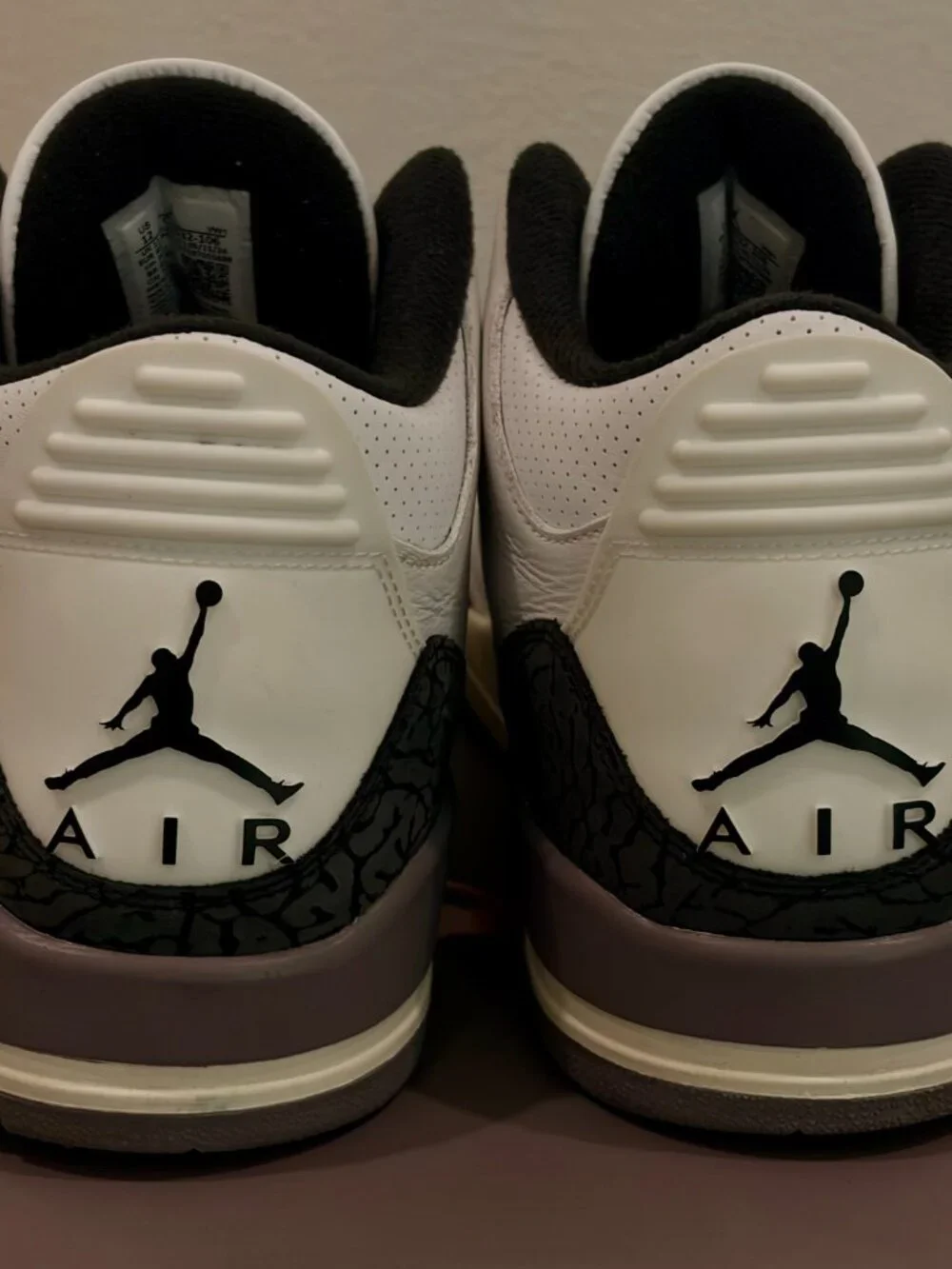 AIR JORDAN 3 RETRO SUMMIT WHITE/FIRE RED BLANC SOMMET/ROUGE FEU